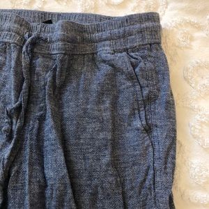 Linen drawstring pants